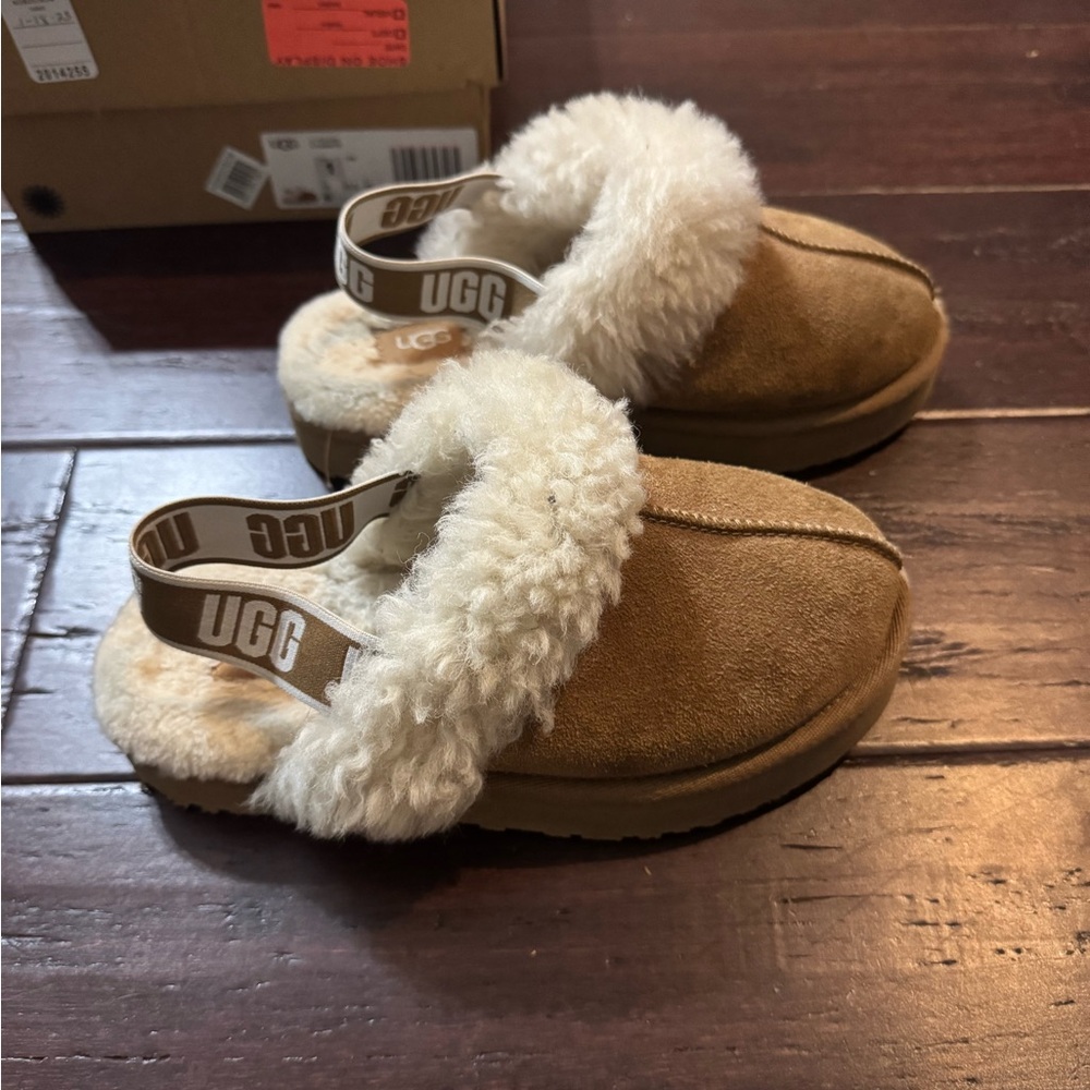 UGG Chestnut Shearling Clog Slippers
